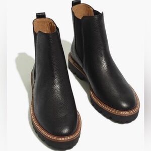 Madewell Eve Chelsea true black boots Women's Size 8